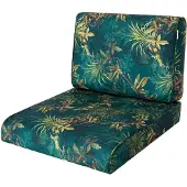 Hobbygarden Tuinkussen 3D Print GrasgroenNel 70x70cm - Geschikt voor oa Wicker tuins-set & Stoelen - Waterafstotend - UV Bestendig