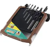 Wolfcraft Houtspiraalboorset | Ø3–10mm | 7-delig | 1 set - 7107000