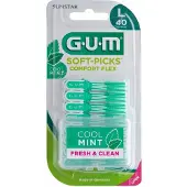 Gum Soft-Picks Comfort Flex Mint Large - Zachte tandenstokers - 40 stuks (3)