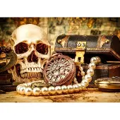 Enjoy Puzzle Bureau van een Piratenkapitein Puzzel (1000 stukjes)