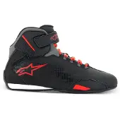 Alpinestars Sektor, schoenen ,Zwart/Lichtrood ,10.5 US