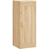 vidaXL Wandkast 34,5x34x90 cm bewerkt hout sonoma eikenkleurig