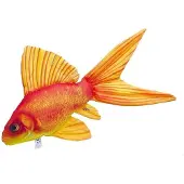 Gaby Gold The Fish Aquarium Fish Pillow Geel,Oranje