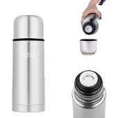 Teesa - Thermosfles - 350 ml - Roestvrij staal - Elegante Opdruk