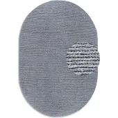 Villeroy & Boch Wollen Vloerkleed Francois Ovaal - Grijs Ovaal: 160 x