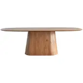 Giga Meubel Eettafel Stijn Bruin Deens Ovaal 180cm