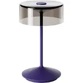 Sigor Accu-glaslamp Numotion, 265 mm, pruimkleur, tafellamp, 2,2W, FlexMood, 2200K/2700K, IP54, kleurweergave Ra85, dimbaar