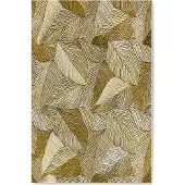 Home Collection Vloerkleed Teppich Eugene Rechthoekig - Goud/Zwart 160