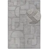Villeroy & Boch Wollen Vloerkleed Alexis - Grijs 80 x 150 cm