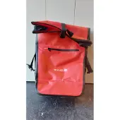Traveler waterdichte bisonyl enkele fietstas - rood - 31 liter