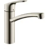 Hansgrohe Focus E2 keukenkraan RVS look