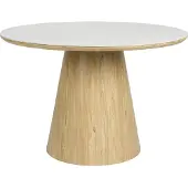 White Label Eettafel Almira Round Oak