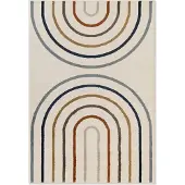 Home Collection Vloerkleed Kids Double Rainbow 120 x 170 cm