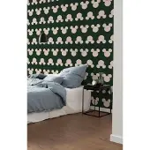 Komar Kinderbehang Disney Mickey Mouse Green Heads (1 stuk)