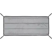 AIO Factory Gewatteerd schuimkussen 120x50 cm donkergrijs