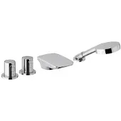 Sapho Glam 4 Gat op blad gemonteerde thermostatische mengkraan, chroom