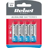 Maxell Alkaline batterijen Rebel, 4 stuks, model Lr6, artikelnummer 4Szt0061B