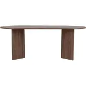 CALICOSY - Eettafel met ovale blad L200 cm - CHARLIE