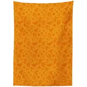 Abakuhaus Tafelkleed Oranje 140x200 – Satijnmix, Wasbaar, Binnen/Buiten