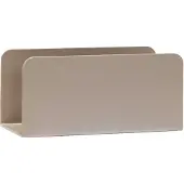 Hubsch - Clutch Magazine Holder - Sand - 15x7xh7cm