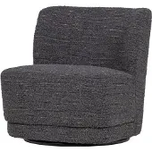 Woood Atty Draaifauteuil - Grove Melange - Grijs - 75x74x65