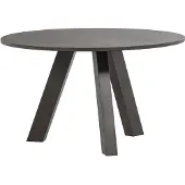 Woood Rhonda Eettafel Ø129 CM - Eiken - Middenbruin - 75x129x129