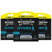 Wilkinson 3x Hydro 5 Navulmesjes 12 Stuks