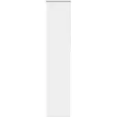 vidaXL Verduisteringsgordijn, wit, 40x230 cm, stofbreedte 35,7 cm, polyester