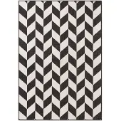 Ted Baker haringey buitenkleed zwart wit- 160x230 cm