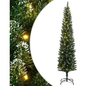 vidaXL Kunstkerstboom smal met 150 LED's 150 cm