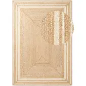 Home Collection Vloerkleed Looma Rechthoekig - Natuur Goud Ivoor 120 x