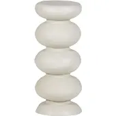 Woood Brilo Bijzettafel - Metaal - Creme - 69x29x29