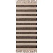 Hanse Home Vloerkleed Playa Rechthoekig - Natuur Wit Zwart 80 x