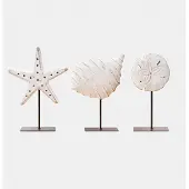 Loberon Decoratief element set van 3 Havsberg