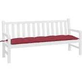 vidaXL Tuinbankkussen 180x50x7 cm oxford stof wijnrood