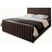Masseno Boxspring ARION 180x200 cm met matras en topper, bedkasten - Bruin