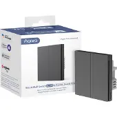 Aqara Smart Wall Switch H1 (zonder NUL, double rocker) - Grey
