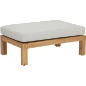 Vtwonen Relax Tuin Hocker/ Bijzettafel - Acaciahout - Naturel/ Zand - 40x90x60