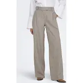 ONLY Bandplooibroek 'ONLLinda' taupe