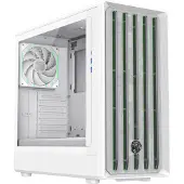 GameMax ; Claw 460 WT, Midi-tower, zonder voeding, USB/audio, ATX, 2x USB3.0, 1x USB-C, wit, gaming-behuizing