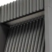 LUCANDE Buitenverlichting , Tavion, Zwart, Terras, Aluminium, Modern