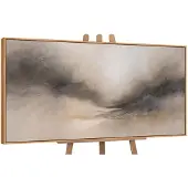 YS Canvas schilderij handgeschilderd misty morning abstract – -Art Gallery – Luxe wanddecoratie voor woonkamer – Modern schilderij voor slaapkamer en hal