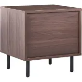 Beliani NIKEA - Nachtkastje - Donkerbruin - MDF