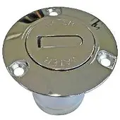 Kent Brass Water Drain Plug 50 Mm Zilver