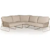 Tierra Outdoor Rivera lounge dining hoekset champagne