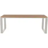 Ebuy24 Martinus tuintafel 210x100 cm teakdecor.