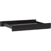 Hubsch - Less Tray - Black - 42x33xh6cm