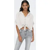 ONLY Blouse 'ONLPAULA' bruin / offwhite
