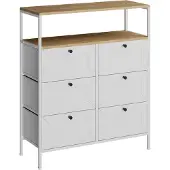 Vicco Belaro Ladekast – 80 x 95 cm 6 laden Wit
