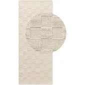 Villeroy & Boch Wollen Vloerkleed Scala - Crème 80 x 200 cm